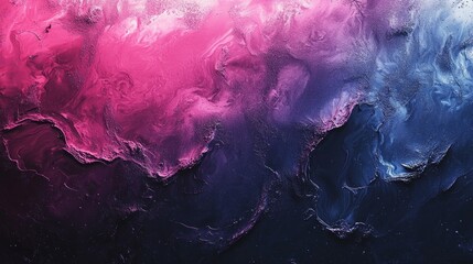 Poster - A mesmerizing blend of pink and blue tones swirls together, forming an abstract background that captivates the viewer’s imagination. This ethereal design is perfect for various artistic projects
