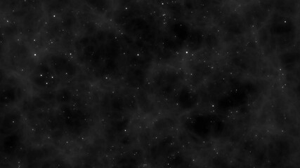 Wall Mural - deep black night sky galaxy plant, stars, and nebula endless universe with stars and galaxies in out