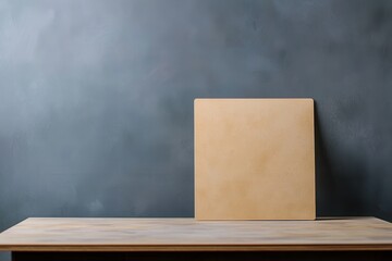 Poster - Minimalist display with a neutral background and surface.