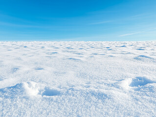 Poster - Empty panoramic winter background with copy space