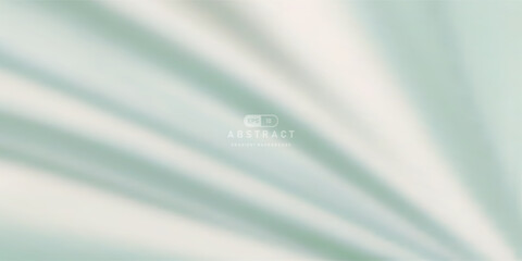 Aufkleber - Soft abstract background with light green and white gradient lines creating smooth and calming visual effect. Perfect for modern designs, presentations, or digital art