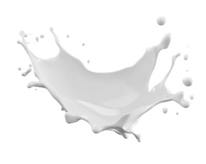 Aufkleber - High-Quality PNG milk splash Isolated on White Background – High Resolution