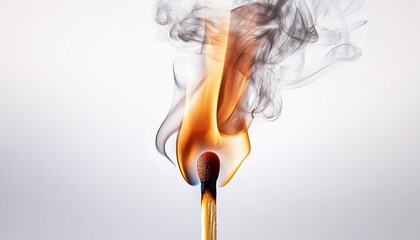 Wall Mural - smoke on black background