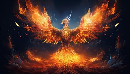 Wall Mural - fire and flames