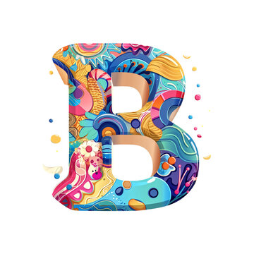 Playful cartoon-themed alphabet A to Z, rounded and bubbly lette