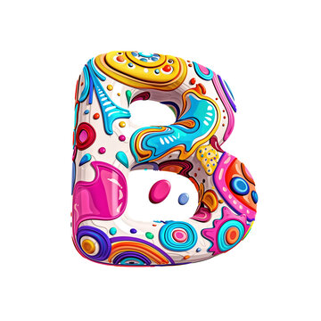 Playful cartoon-themed alphabet A to Z, rounded and bubbly lette
