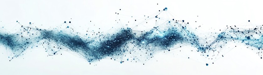 Poster - Earth with interconnected glowing digital networks, symbolizing communication and technology, futuristic, isolated on bright white background
