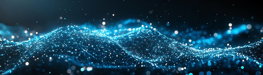 Poster - Earth with interconnected glowing digital networks, symbolizing communication and technology, futuristic, isolated on bright white background