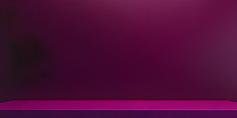 Aufkleber - Purple room illuminated by spotlights featuring textured walls and vibrant flowing patterns