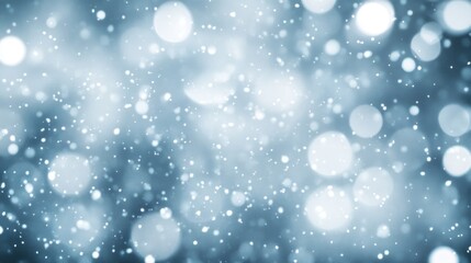 Aufkleber - Abstract Blue Bokeh Background With Sparkling Lights