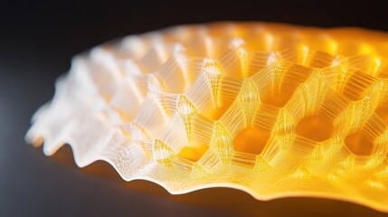 Poster - Abstract Golden Honeycomb Structure Design