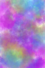 Wall Mural - Abstract watercolor digital art painting soft focus for texture background