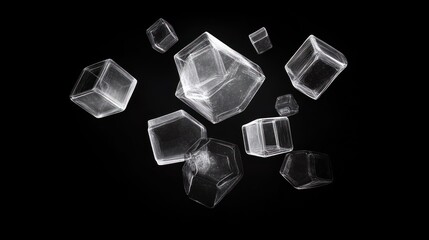 Poster - Crystalline Structures Floating in Dark Space