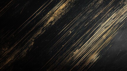 Aufkleber - Imagine a deep black background with hints of gold scratches layered across it, evoking a nostalgic 90 movie feel.
