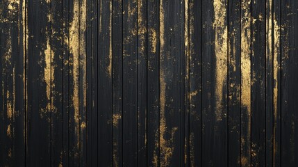 Aufkleber - Imagine a deep black background with hints of gold scratches layered across it, evoking a nostalgic 90 movie feel.