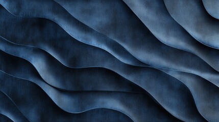 Poster - stunning 4K abstract background featuring navy blue textured wallpaper. The design showcases a smooth,