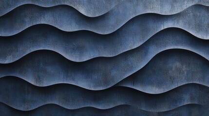 Poster - stunning 4K abstract background featuring navy blue textured wallpaper. The design showcases a smooth,