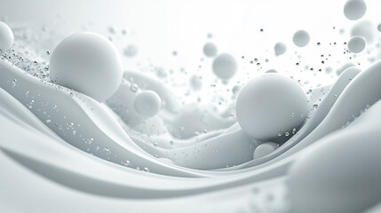 Poster - White sphere