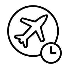 Poster - Flight Delay Icon