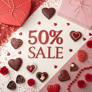 Valentines day Sale offer promotion
