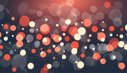 Poster - Stunning Red Glow Particle Abstract Bokeh Background A Captivating Blend of Vibrant Red Hues and Soft Bokeh Effects, Perfect for Creative Projects, Digital Art, and EyeCatching Designs