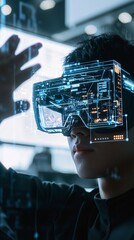 Poster - Professionals using holographic tools for enhanced collaboration