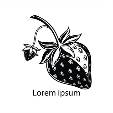The Sweet Emblem of Freshness A Vibrant Strawberry Design for Every Occasion