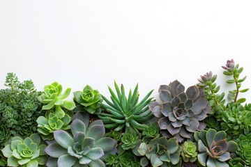 Poster - Minimalist botanical photography of unique succulents and cacti for indoor home decor