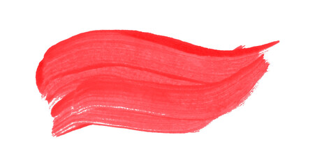 Wall Mural - Red brush strokes