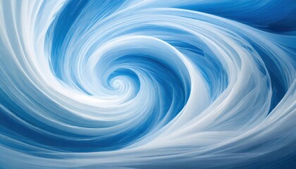 Poster - swirling white and blue background a captivating abstract design featuring fluid patterns and gentle