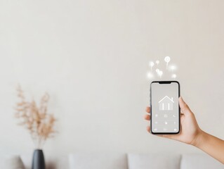 Poster - Smart Home Control App Highlighting Technology Integration for National App Day and International Tech Day