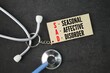 © Fauzi - stethoscope and wooden tag with the word seasonal affective disorder. Light therapy and vitamin D are treatments for winter-pattern SAD