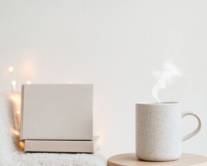 Poster - Cozy Minimalist Scene with Neutral Tones and Soft Lighting