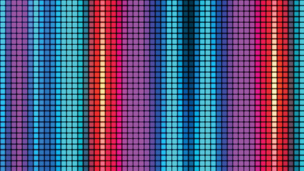 Leinwandbilder - Abstract background from multi-colored squares. Abstract gradient background. Pixel background for web design. Small squares of computer mosaic. Vector illustration
