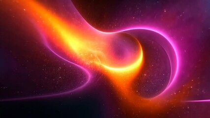 Poster - Colors swirl in a cosmic dance through a vibrant galaxy of light and energy showcasing the beauty of the universe. Generative AI