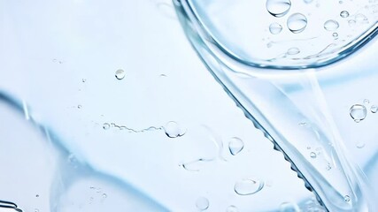 Poster - Captivating moments of water splashing and flowing with elegance in a serene, minimalistic setting. Generative AI