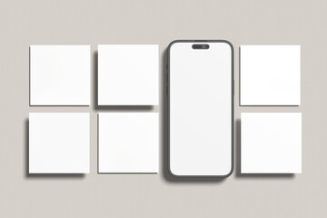 instagram post blank mockup