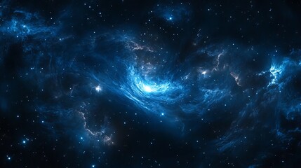 Wall Mural - 360-degree equirectangular space nebula panorama with hdri spherical projection, featuring a stunnin