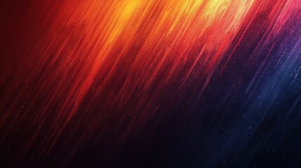 Sticker - Abstract Red Orange and Blue Streaks Background