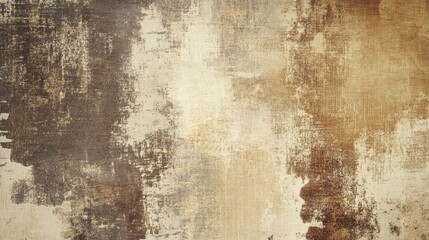 Aufkleber - Abstract Brown Beige Textured Canvas Background