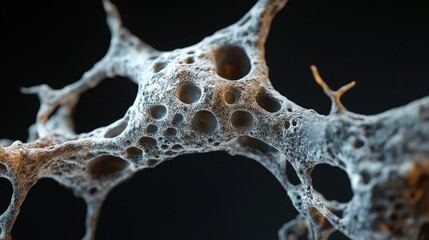 Poster - Abstract Cellular Structure With Numerous Pores
