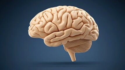 Poster - Illustration showcases a digital brain with glowing data points and neural connections, symbolizing artificial intelligence in a surrealistic style