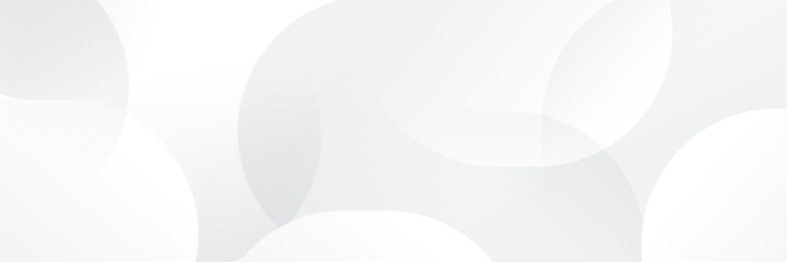 Wall Mural - abstract white geometric banner design background.