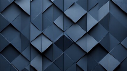 Wall Mural - Abstract dark navy blue background with a geometric pattern