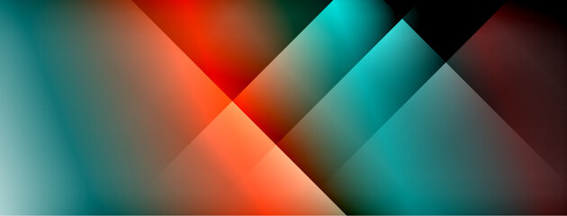 Poster - Light shadow lines dynamic gradient background