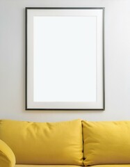 Wall Mural - New Frame mockup in modern dining room interior 