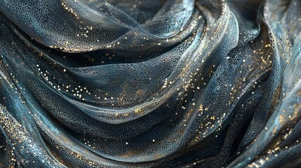 Poster - Intricate fabric texture close-up artistic display stunning visuals in a studio environment captivating fabric design