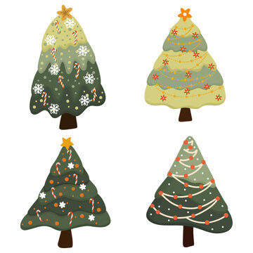 christmas tree vector