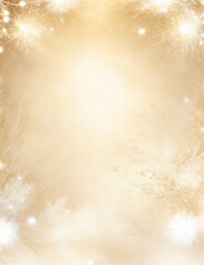 Wall Mural - grunge christmas background - abstract light golden background - generative ai