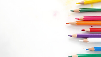 Poster - Simple design featuring Pantone colors paired with pencils on a white background to create visual brand identity and color schemes._00001_